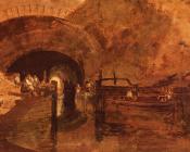 A Canal Tunnel Near Leeds - 约瑟夫·玛罗德·威廉·透纳